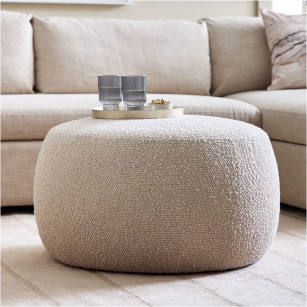 Cobble Round Ottoman