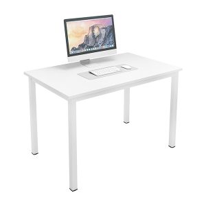 Computer Desk, 39.4 inches Small Office Desk Computer Table Study Writing Desk Workstation for Office,White