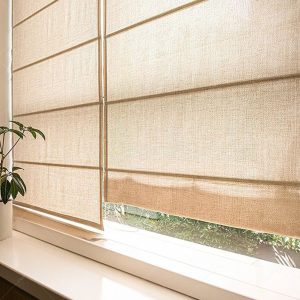 Linen Blind Semi-Shading Roman Curtain | Adjustable Roman Window Shades