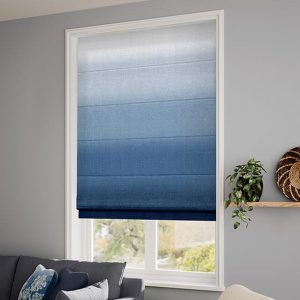 Ombre Midnight Roman Blind