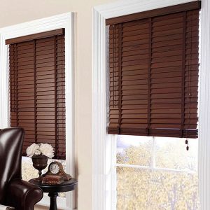 Window Blinds, Wooden Venetian Blinds, Light Filtering Venetian Blinds for Windows