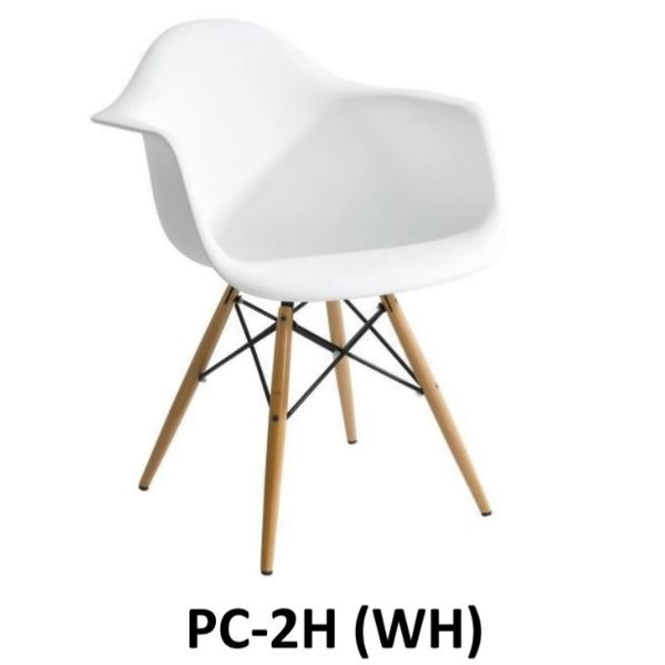 Dining Chair with White Armrests, Nordic Design PC -2H