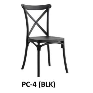 Crossback Bistro Chair – PC-4 (BLK)